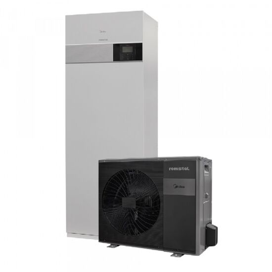 ТЕРМОПОМПА ECOHEAT 16kW 380V С ВГРАДЕН БОЙЛЕР 240 Л.
